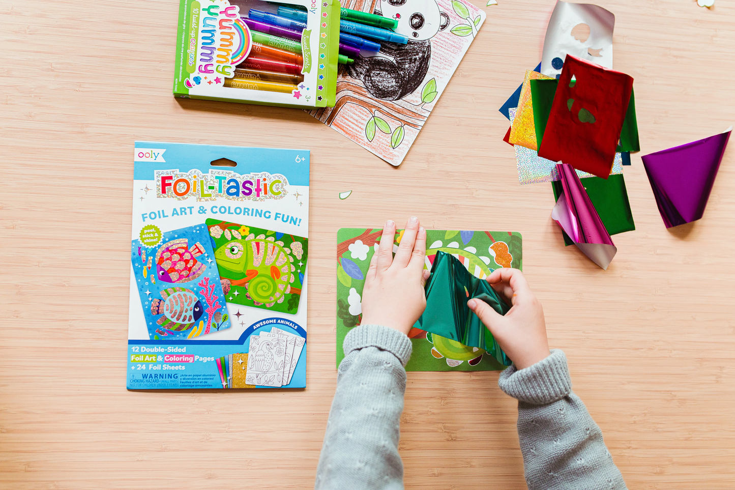Foil-tastic Foil Art & Coloring Set - Meow Moments