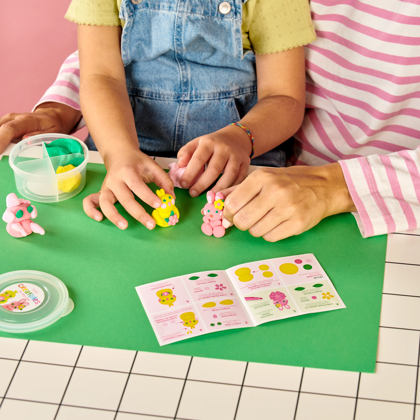 Creatibles Mini Air Dry Clay Kit - Garden Pals BFFs