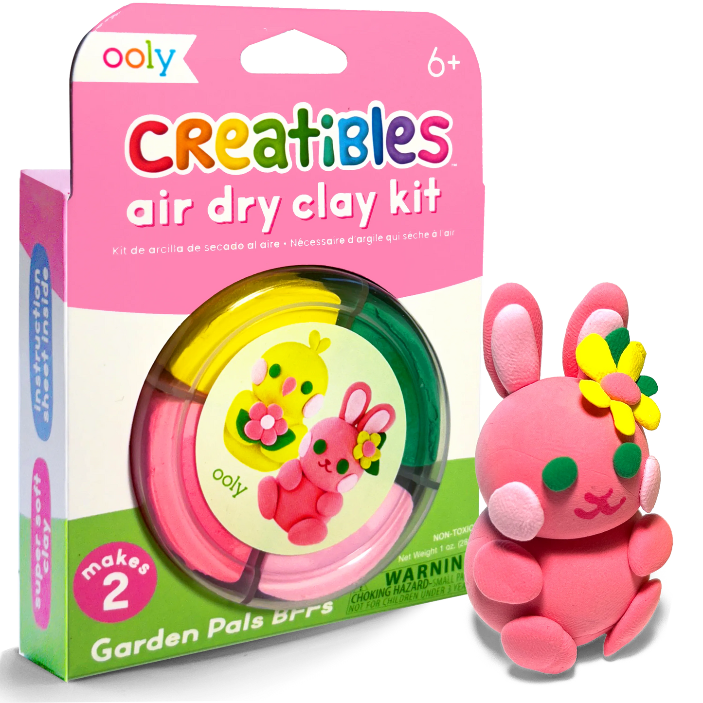 Creatibles Mini Air Dry Clay Kit - Garden Pals BFFs