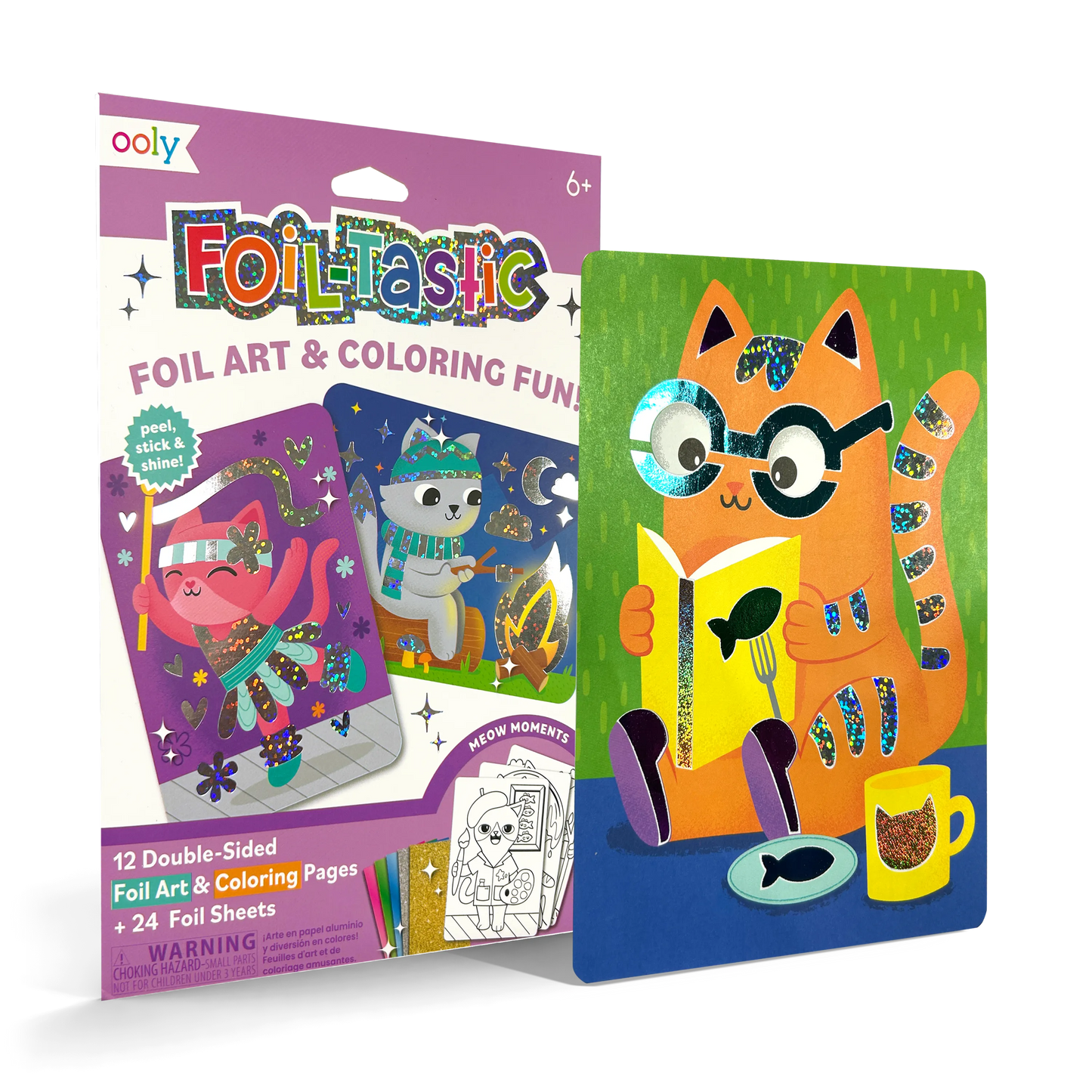 Foil-tastic Foil Art & Coloring Set - Meow Moments