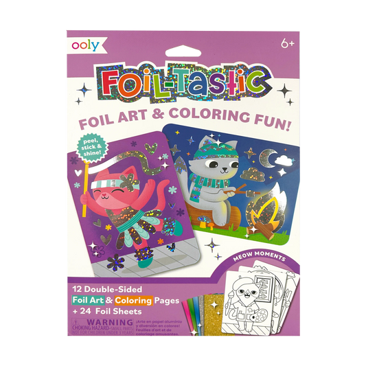 Foil-tastic Foil Art & Coloring Set - Meow Moments