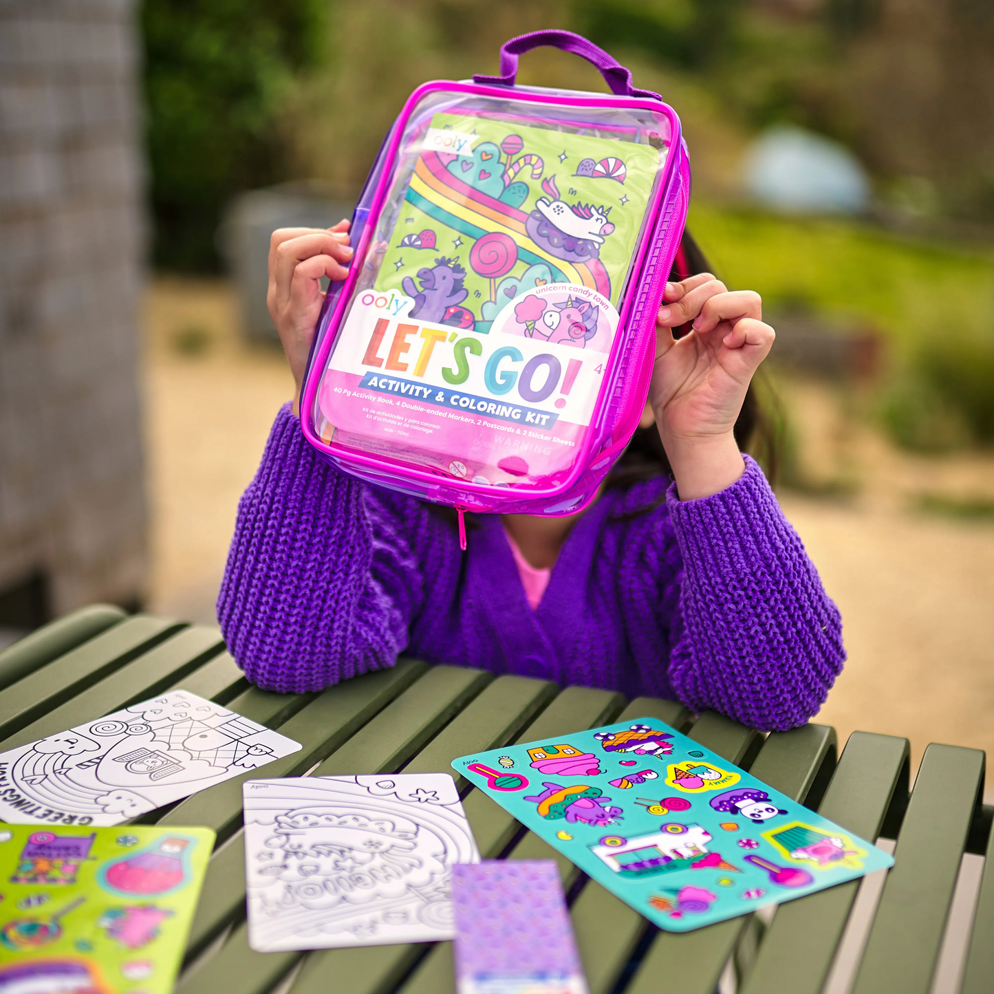 Let's Go! Activity & Coloring Kit - Kitty in the City
