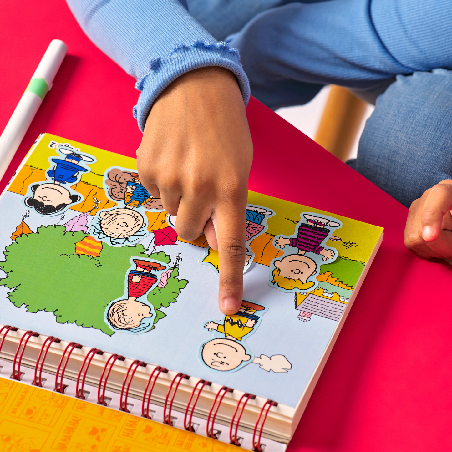 OOLY x Peanuts Coloring Activity & Sticker Kit
