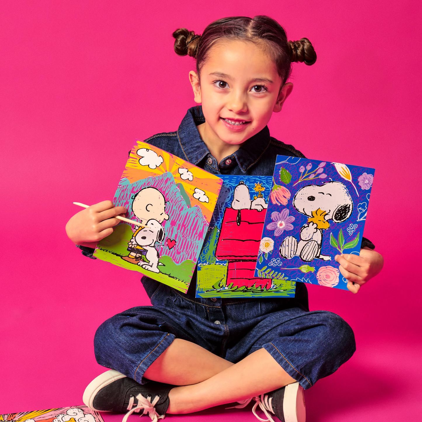 OOLY x Peanuts Scratch Art Kit