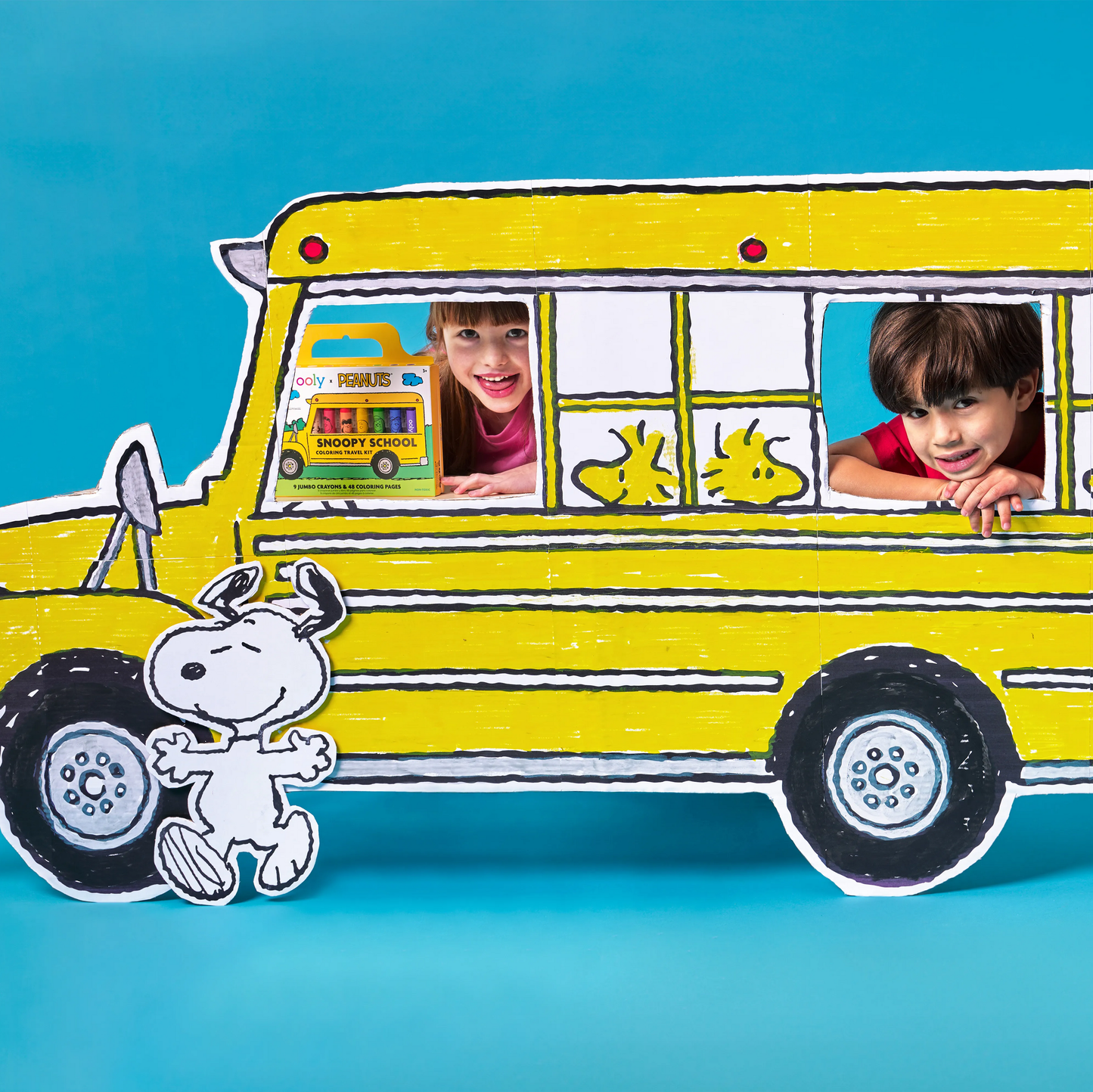 OOLY x Peanuts Snoopy School Coloring Travel Kit