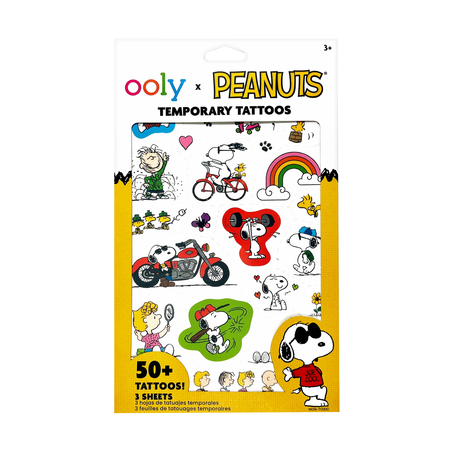 OOLY x Peanuts Temporary Tattoos