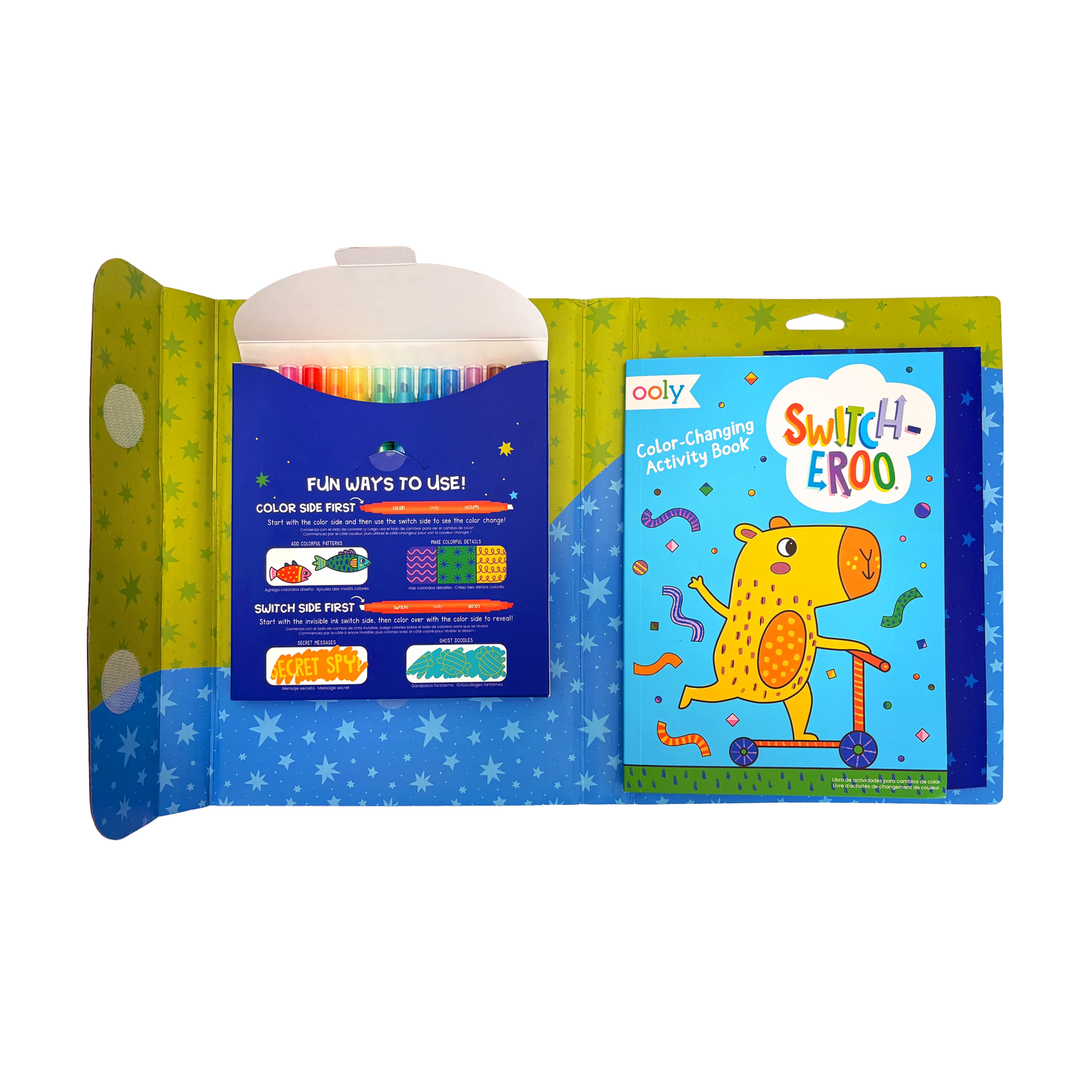 Switch-eroo! Color-Changing Activity Kit - Markers Stickers Coloring Book