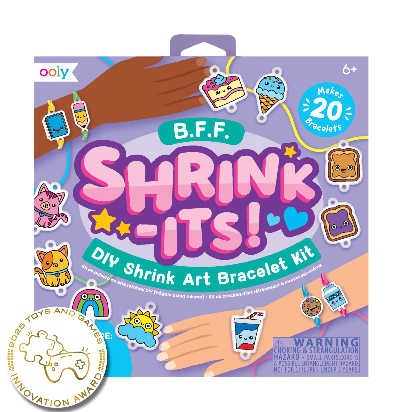 Shrink-its! DIY Shrink Art Bracelet Kit - BFF